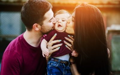 ¡Cuidado con los besos a bebés!