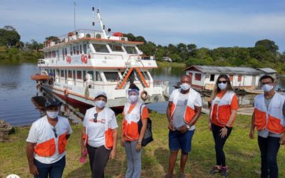 En un Barco Hospital World Vision provee servicios de salud a comunidades del Amazonas