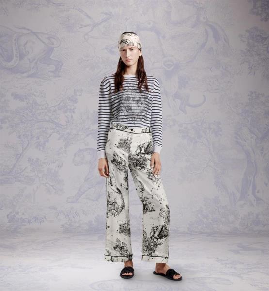 Dior presenta su primera colección de ropa para estar en casa