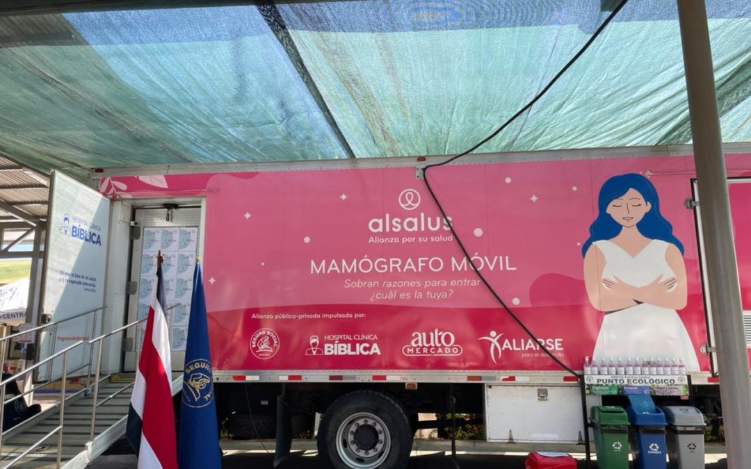 Unidad Móvil para mamografías ALSALUS retoma su ruta en el 2022 en Costa Rica