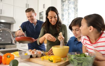 Comparte tiempo en familia mientras preparas las cenas festivas