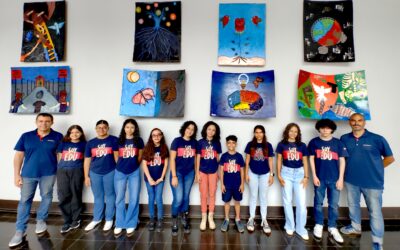 Niños costarricenses presentan muestra artística para concientizar sobre la violencia y la paz en el mundo