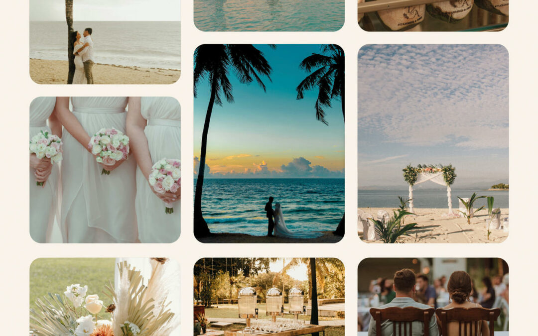 El marrón, el maximalismo y los toques surrealistas marcan las bodas de 2025