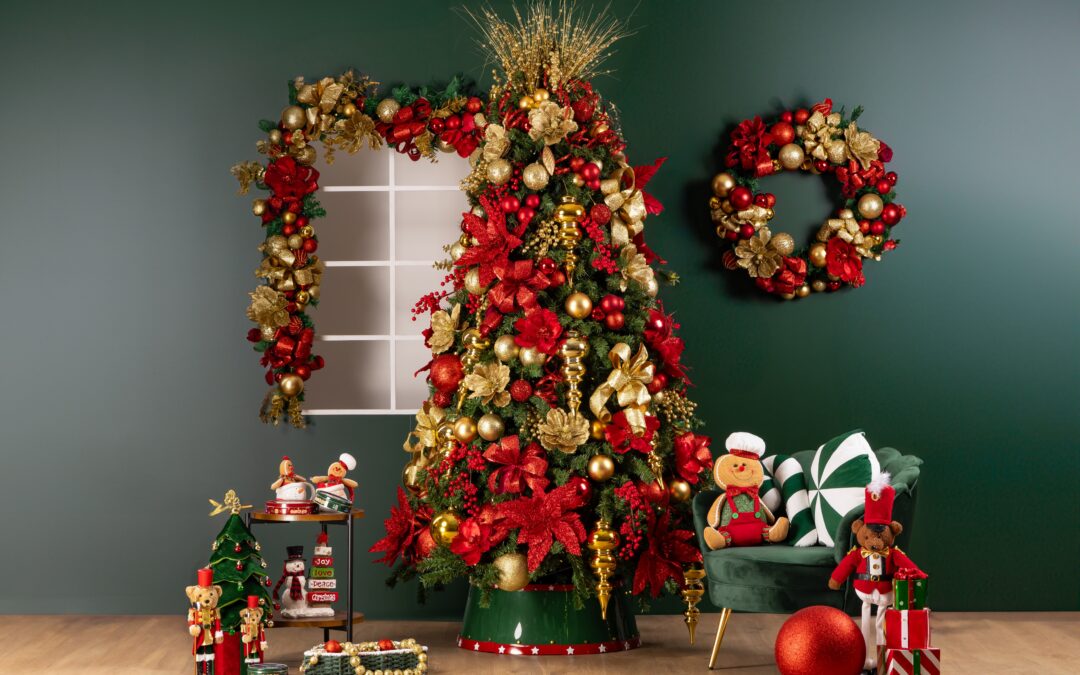 Tendencias navideñas 2025: los colores cálidos y brillos son protagonistas