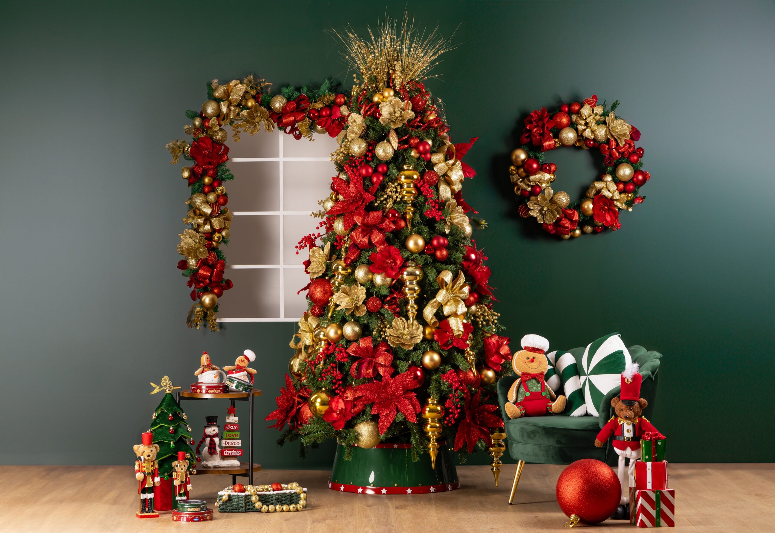 Tendencias navideñas 2025: los colores cálidos y brillos son protagonistas